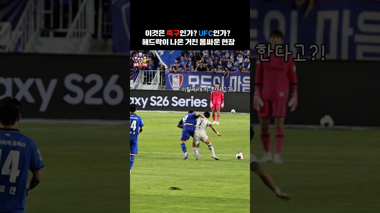 적당히 해라! 수원더비 극대노 현장 #k리그 #축구직관 #축구직캠