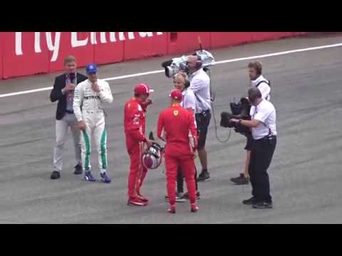 Sebastian, Valtteri & Kimi @ Post Qualifying Pitlane Interview @ Hockenheim, Germany,  21.7.2018