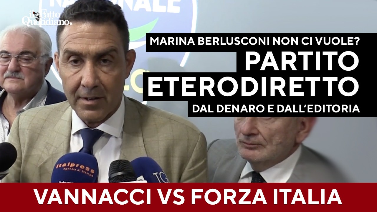 Vannacci vs Forza Italia: "Marina Berlusconi non ci vuole? Partito eterodiretto da editoria e soldi"