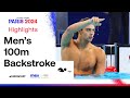 THRILLER Men S Swimming 100m Backstroke Highlights Paris2024 Olympics