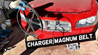 DODGE CHARGER 3.5  SERPENTINE BELT DIAGRAM and REPLACEMENT| DODGE MAGNUM