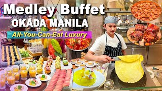 MEDLEY BUFFET Food Tour OKADA MANILA | All-You-Can-Eat Luxury Dining Experience