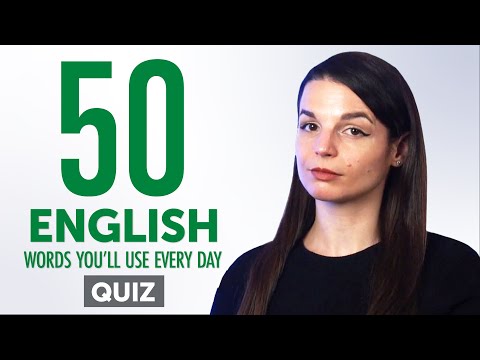 Quiz | 50 English Words You'll Use Every Day - Basic Vocabulary #45
