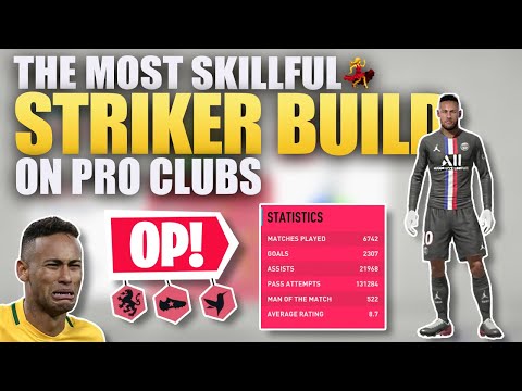 THE MOST SKILLFUL STRIKER BUILD....CREATING NEYMAR ON FIFA 20 PRO CLUBS!!