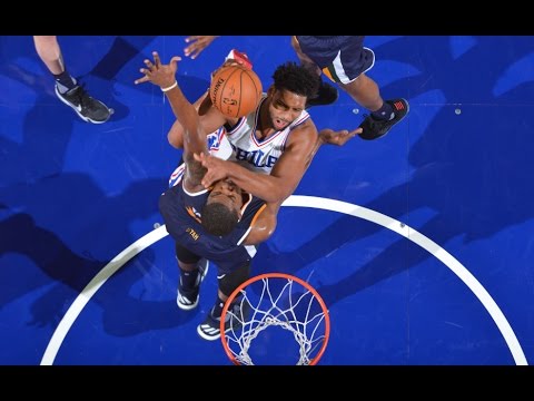 Jahlil Okafor Slams Down Two MONSTER Dunks On the Jazz