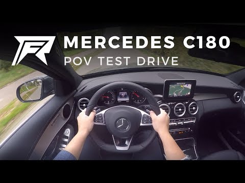 2017 Mercedes-Benz C180 - POV Test Drive (no talking, pure driving)