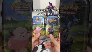 Ascended Heroes Mini Tins (pt 1) #pokemon #pokemoncards #shorts