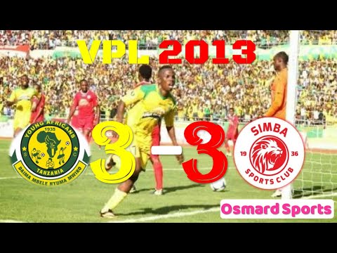 SIMBA VS YANGA (3-3) MTANI JEMBE 2013 VPL