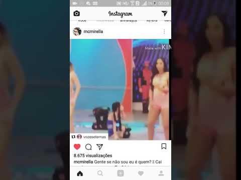 Mc Mirella caiu ao vivo em Fortaleza