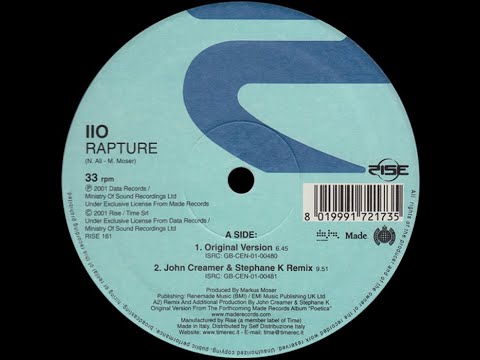 iiO – Rapture (John Creamer & Stephane K. Remix)