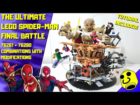 The ULTIMATE Lego Spider-Man Final Battle - 76261 and 76280 Combinations with Modifications