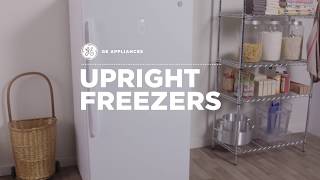 GE Appliances Upright Freezers with Electronic Temperature Control