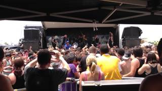 Children of Love - Crown The Empire Wall Of Death Warped Tour 2013 Houston, Texas