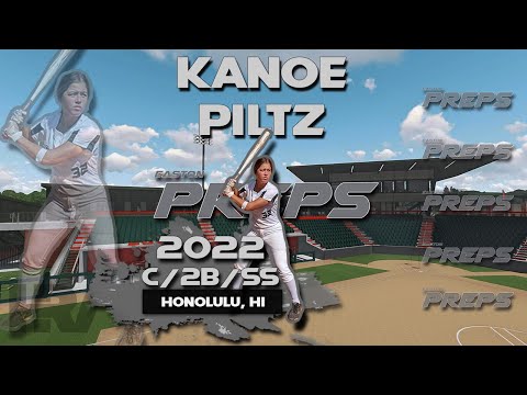 2022 Kanoe Piltz Catcher and Second Base, Softball Skills Video - Easton Preps Hawaii