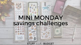Mini Monday Savings Challenges
