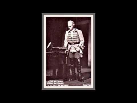 Baritono ETTORE BASTIANINI - La forza del destino - "Son Pereda, son ricco d'onore" (Vienna 1960)