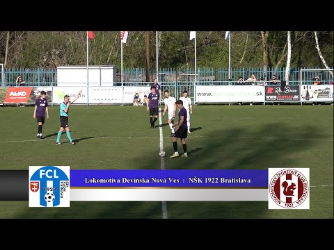 Lokomotíva Devínska Nová Ves : NŠK 1922 Bratislava  0 : 1 IV. liga BFZ zostrih a rozhovory 2425 HD