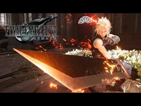 【Final Fantasy 7 Remake】Cloud's Buster Sword Moveset | All Abilities & Limit Breaks