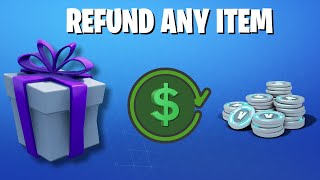 How to Refund a Gift on Fortnite! (EASY)