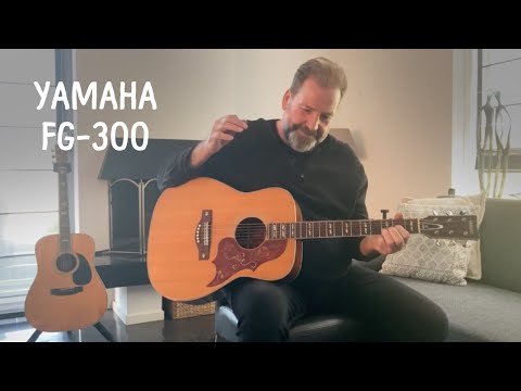 Arnold shows and plays a Yamaha FG-300 Red Label Vintage Guitar
