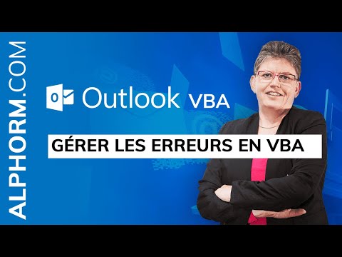 Vidéo présentation de la formation Outlook 2016 VBA