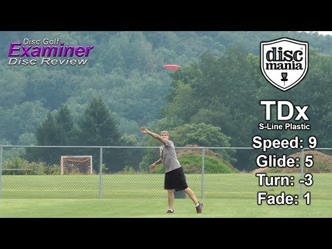 Discmania TDx in S-Line Plastic Review - First Look