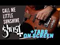 Ghost - Call Me Little Sunshine (Bass Cover w/ Tabs On Screen)