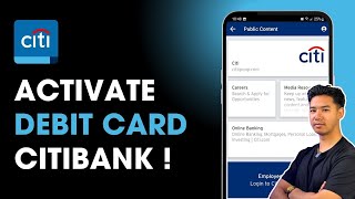 How to Activate Citibank Debit Card !
