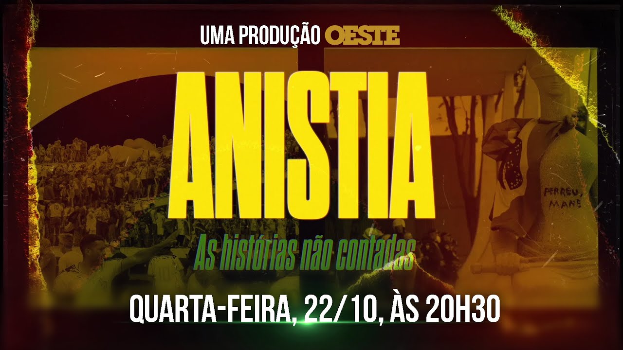 ANISTIA | AS HISTÓRIAS NÃO CONTADAS, ESTREIA QUARTA-FEIRA, 22/10, ÀS 20H30