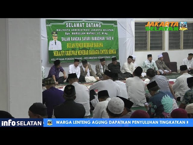 Buka Puasa dan Shalat Maghrib bersama warga di Masjid Ni'matul Ittihad