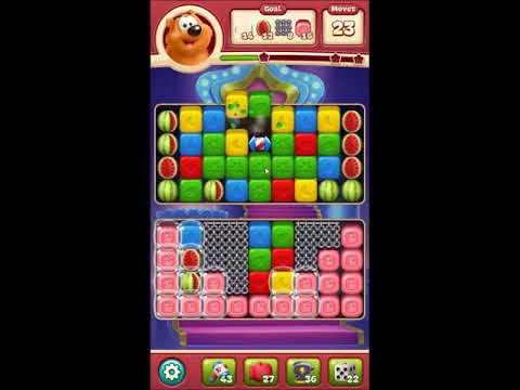 Toon Blast Level 2491 - NO BOOSTERS 🐻🐺🐱 | SKILLGAMING ✔️