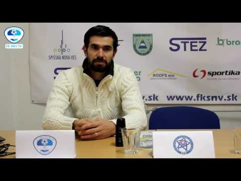FK Spišská Nová Ves – ŠK Odeva Lipany 6:0, tlačová konferencia