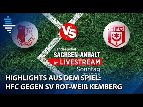 Highlights aus dem Spiel: HFC gegen SV Rot-Weiß Kemberg