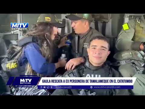 Yennis Salazar es rescatada sana y salva en El Carmen