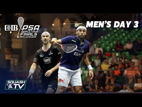 Squash: CIB PSA World Tour Finals 2018/19 - Men's Day 3 Roundup