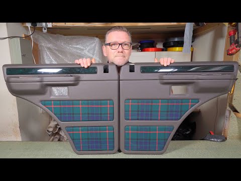 I covered a set of Range Rover Classic door panels in real leather