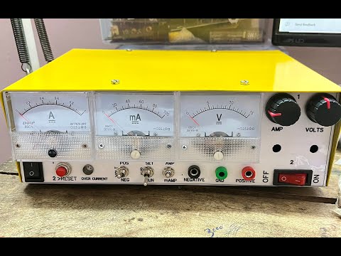 DUAL RAIL POWER SUPPLY CURRENT AND VOLTAGE CONTROLLED  DIY