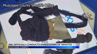 Muscogee County Jail officials conduct inmate shakedowns
