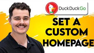 How To Set A Custom Homepage On The DuckDuckGo Web Browser [2026 Guide]