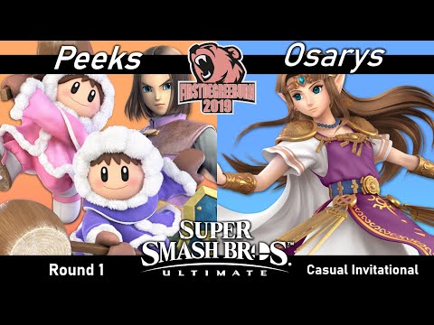 FirstDegreeBurn 2019 - Peeks vs Osarys Winners Round 1 | SSBU Casual Invitational