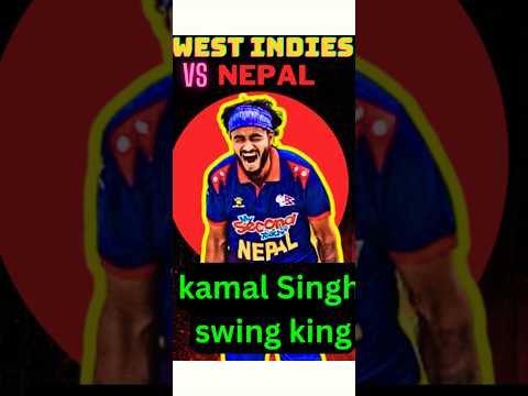 Nepal vs West Indies 🔥|| kamal Singh Airee  bowls a seed and celebrate in style|| 