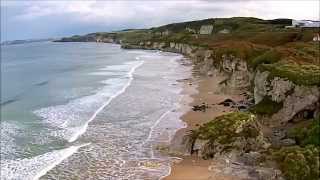 preview picture of video 'Drone-Flight Over, White Rocks  Portrush.'