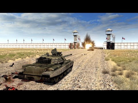 Trump Wall VS Mexico Drug Cartel  - Men of War Assault Squad 2