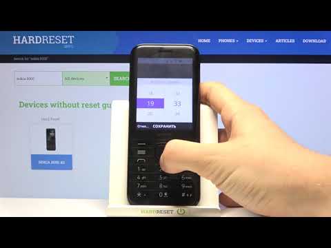 Как изменить дату на Nokia 8000 / Как изменить время на Nokia 8000