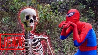 Spiderman Hulk Rescue Venom SAW Bones SKELETON Attack! Joker vs Elsa Fun Superhero Action Movi #KHE