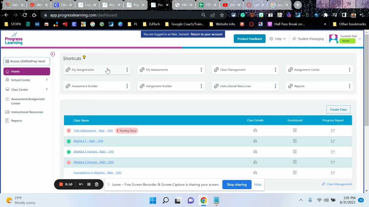 Progress Learning How to 2022