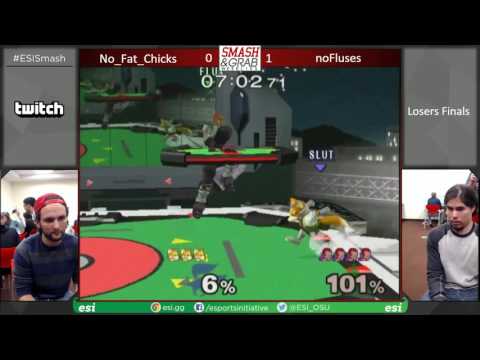 S@OSU 9 - NoFluxes vs Fooly Cooly SSBM Losers Finals