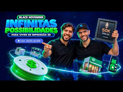 OS 4 CAMINHOS PARA VENDER IMPRESSÃO 3D - BLACK NOVEMBER 2026