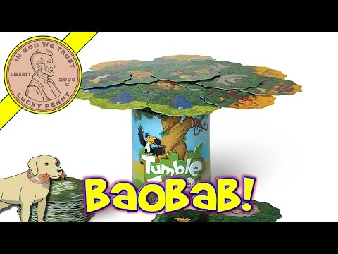 How To Play The Game Tumble Tree Game - Build Your Own Baobab Tree - Family Game Night - Card Game