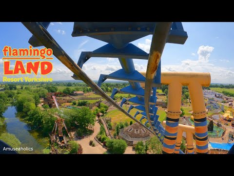4k Kumali Rollercoaster Front Row Pov | Flamingo Land | Amuseaholics